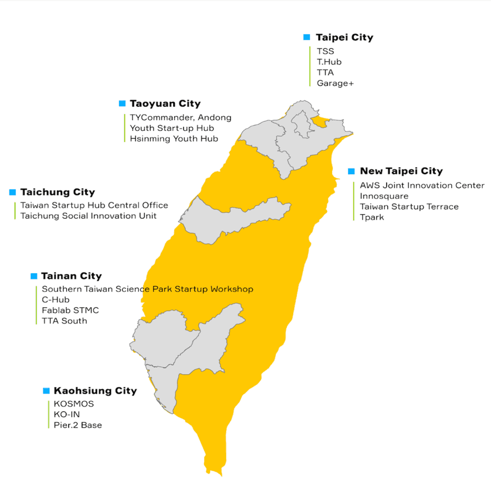 An overview of Taiwan’s startup incubation network: How a small island built 9,500 startups