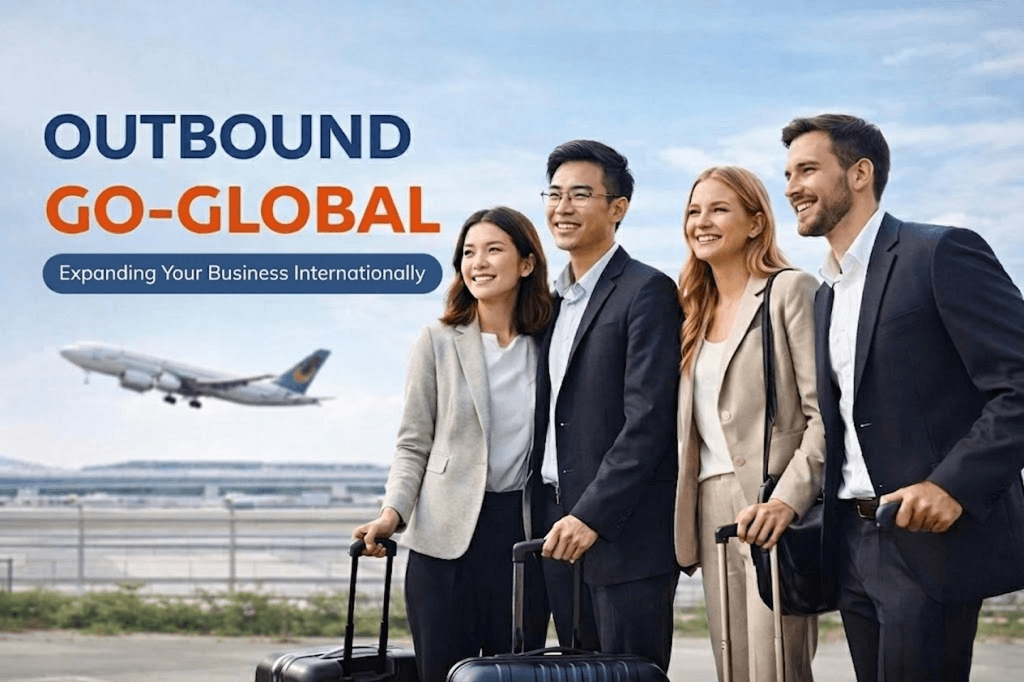 International office towers representing global expansion